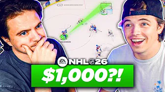 WE PLAYED A $1,000 GAME OF NHL 26... *NASHER VS. TREW CREW*