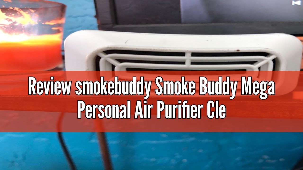 Review smokebuddy Smoke Buddy Mega Personal Air Purifier Cleaner Filter Removes Odor - White