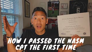 HOW TO PASS THE NASM CPT EXAM ON YOUR FIRST TRY WITHIN 30 DAYS
