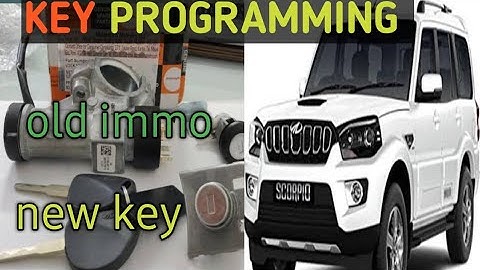 Mahindra scorpio Bs4 New Lock Set Change by key programming Lunch scanner.#bs4 #bs6 #2023