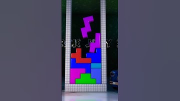 softbody tetris simulation...#tetris #softbodytetris #tetris3d