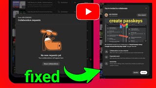 No new request problem Fix | YouTube Collab Request Not Working | YouTube New Update