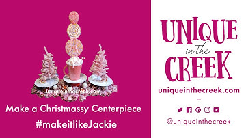 Christmas Peppermint Candy Deco Mesh Centerpiece on UITC Rectangle Boards