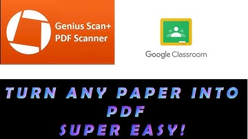 Genius Scan App Plus Google Classroom!