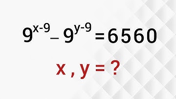 Russian l can you solve this? l Find The Value Of x,y l Olympiad Maths