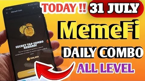 DAILY MISSION COMBO 30 JULY 🤖 MEMEFi PRICE PREDICTION  MEMEFI SECRET CODE MEMEFI LISTING DATE
