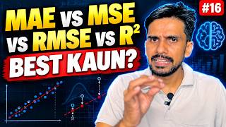 99% FAIL This Interview Question! MAE vs MSE vs RMSE vs R2 Explained in Hindi