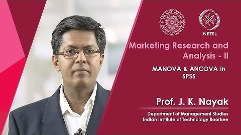 38. MANOVA & ANCOVA in SPSS