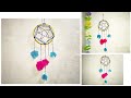 How to make a dream catcher easily |thraed dream in easy way catcher#diydreamcathcer#craft#easycraft