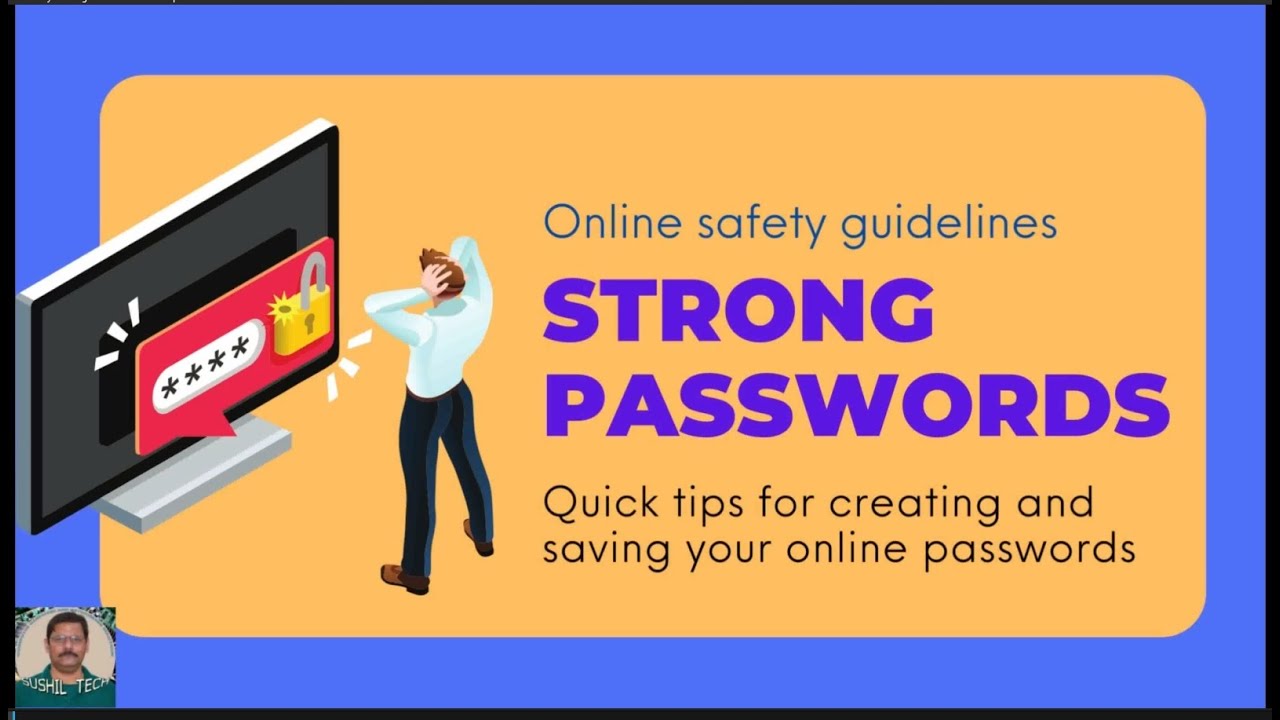 online safety guidelines for strong password | Strong password setup ...