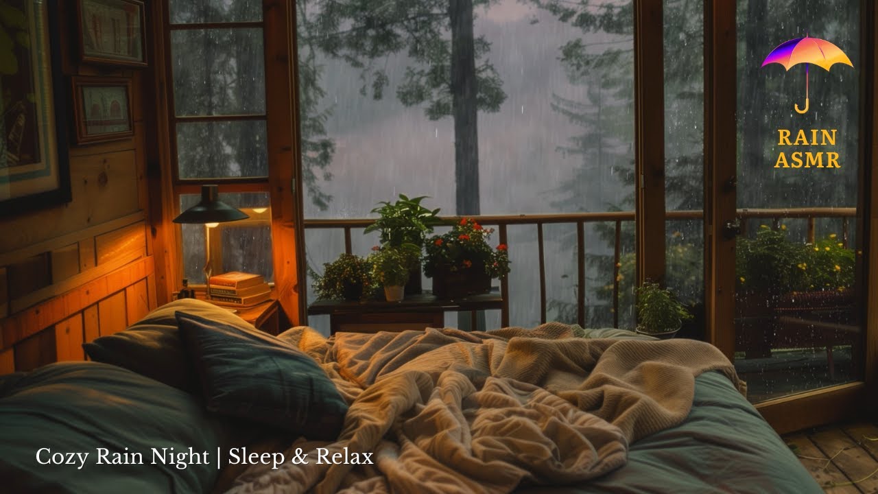 Cozy Rain Night | Sleep & Relax Rain Sounds for Deep Sleep - YouTube