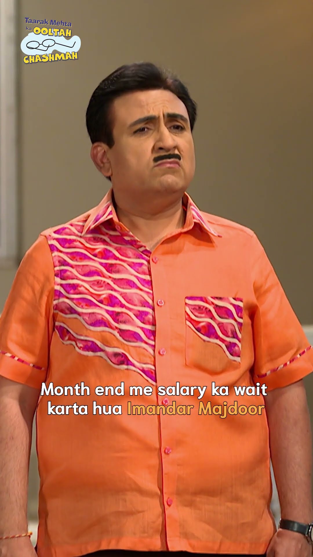 month end e salary ka wait karta hua imandar majdoor! #shorts #viralvideo #tmkoc #trending