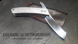 Knife Making Alu Friction Folder Knife    81
