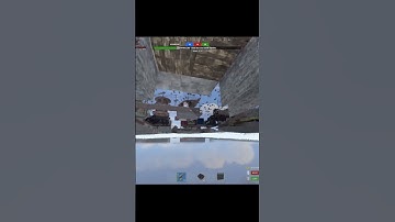 Crashing a car so hard in rust it glitches through the ground