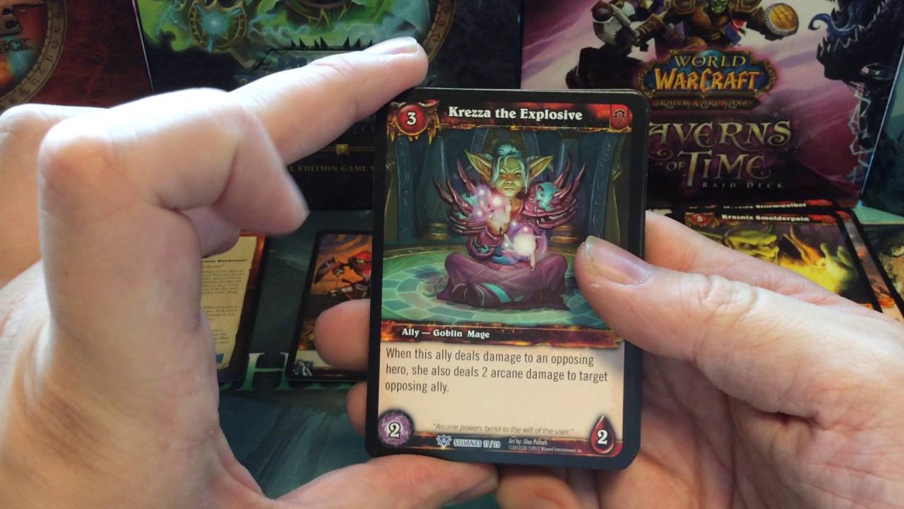 World of Warcraft TCG チャンピオンデッキ シルバナス World of Warcraft TCG Sylvanas Windrunner Champion Deck - YouTube