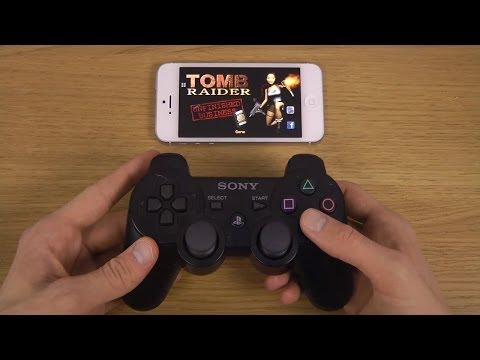 Tomb Raider I iPhone 5 iOS 7 PS3 Controller Wireless Gameplay Tomb Raider I iPhone 5 iOS 7 PS3 Controller Wireless Gameplay