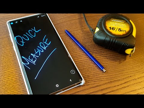 Quick Measure app, no tape measure necessary! Note 10+