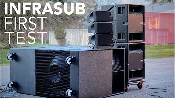 Infra-subwoofer: First Test