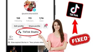 Como corrigir a opção do Tik Tok Studio que não aparece no Tiktok ||  Como obter a opção Tiktok Stu