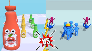 Juice Run Vs Join & Clash All Levels Gameplay Android iOS Walkthrough 3DG46