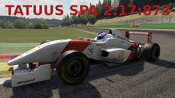 Assetto Corsa | Tatuus FA01 | SPA 2:17:873 WORLD RECORD