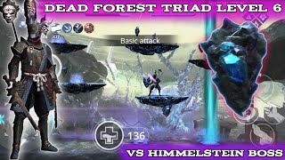 75K+ Damage Every Round! Level 6 Dead Forest Triad vs Himmelstein Raid Boss | Shadow Fight 3