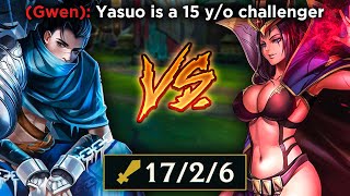 15 year old Challenger Yasuo one trick meets Rank 1 Leblanc