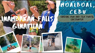 CEBU VLOG: INAMBAKAN FALLS, GINATILAN + ALEGRIA + MOALBOAL,CEBU || FHAYE TORREJOS