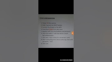 IBELL YYP2P wifi IP camera Configuration