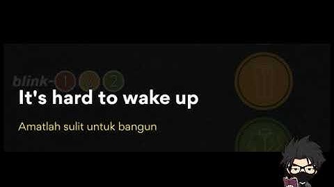 Blink 182 - Stay together for the kids ( lirik terjemahan indonesia)