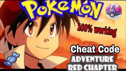 Pokemon Adventure Red Chapter : Top 5 Most Usefull Cheat code  !!