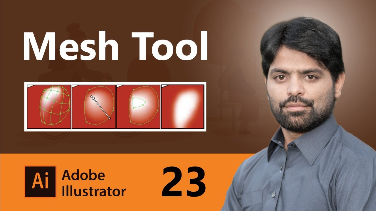 Create and Edit mesh objects in illustrator cc - YouTube