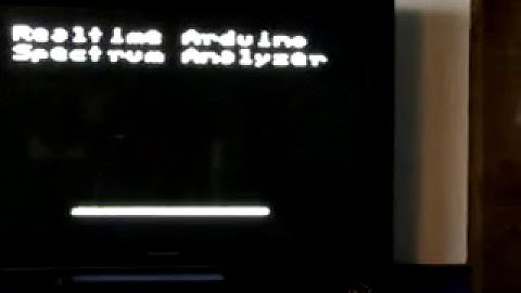 Arduino Spectrum Analyzer with Video Out #2