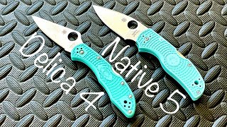 Spyderco Delica VS Native - MY Opinion