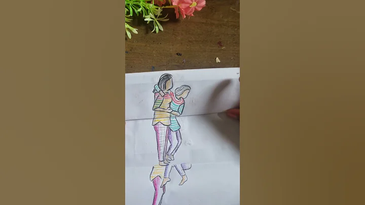 Mother's day emotional drawing 🥹🥹 #Mothersday #Shorts