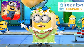 Minion Rush Spring Costume rare minion Inventing room funny android / ios gameplay walkthrough