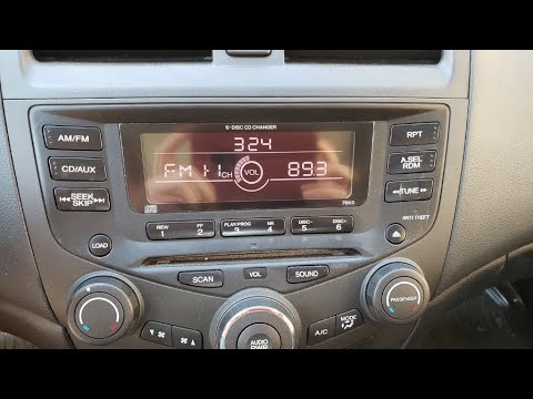 2003 Honda Accord Radio Display Repair - YouTube