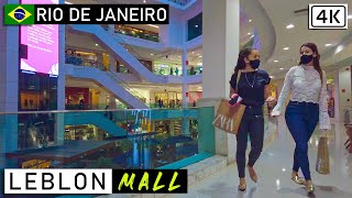 Walking In Shopping Leblon  Rio De Janeiro  Brazil  4k Uhd  2021