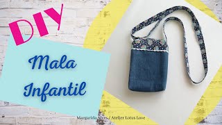 Como fazer Mala infantil / DIY children bag