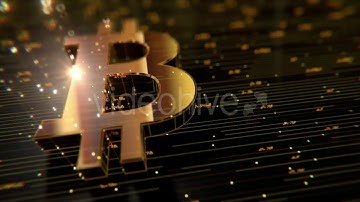 Bitcoin Abstract Space | Motion Graphics - Videohive template