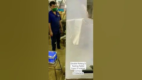 Double Rotary D Tooling Tablet Press 27 station GMP Mo. 7719945608 sales1@passionautoengineering.com