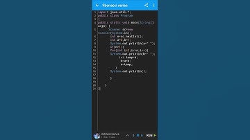 java program to print fibonacci series #java