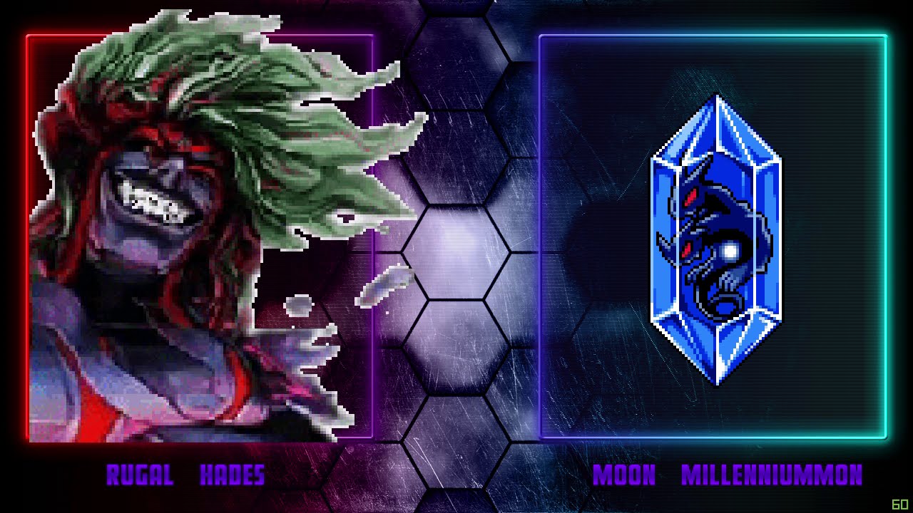 Rugal Hades vs Moon Millenniummon