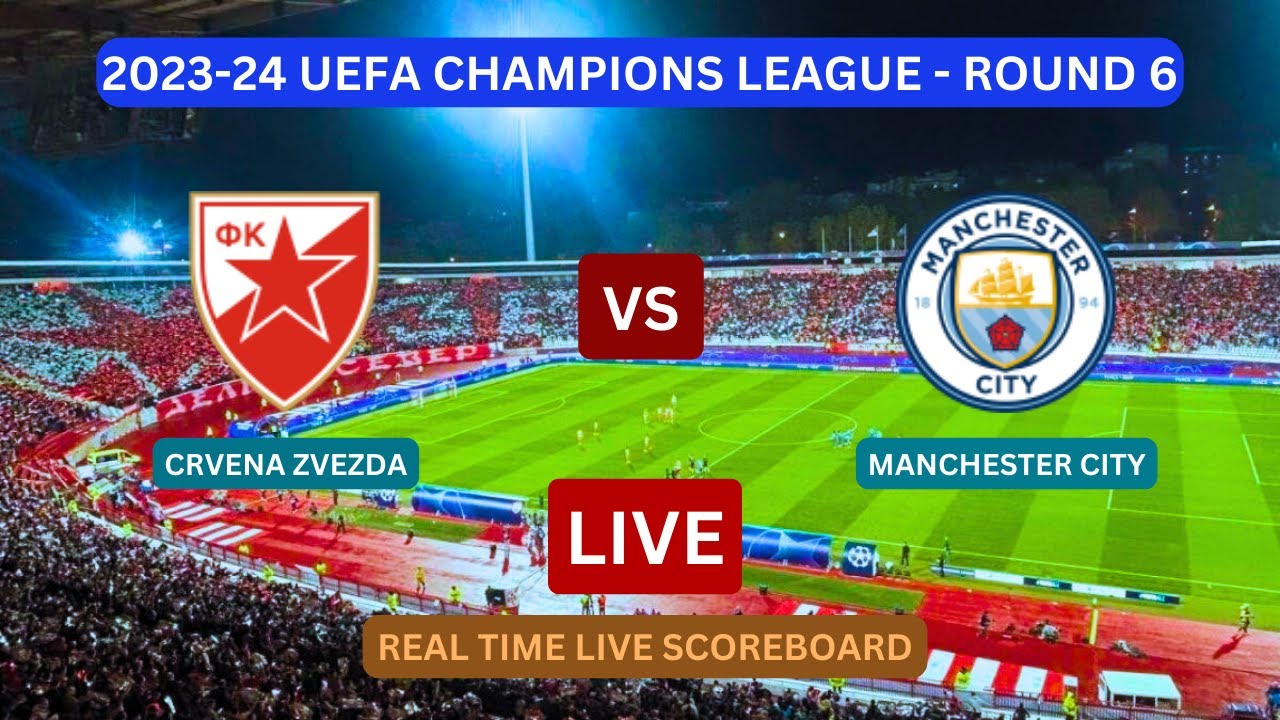 Resultado do jogo FK Crvena Zvezda x Manchester City hoje, 13/12: veja o  placar e estatísticas da partida - Jogada - Diário do Nordeste