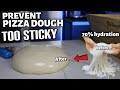 How To Prevent The Pizza Dough From Getting STICKY