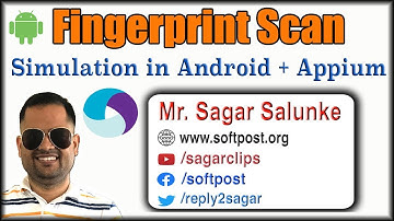 Lecture 17 - Fingerprint scanning in Android Emulator using Appium | Register and send fingerprint