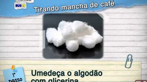 Tem como tirar mancha de café de papel?