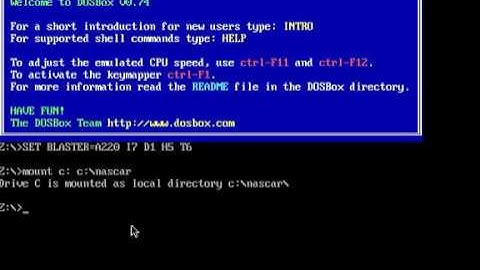 Dosbox   how to mount drive