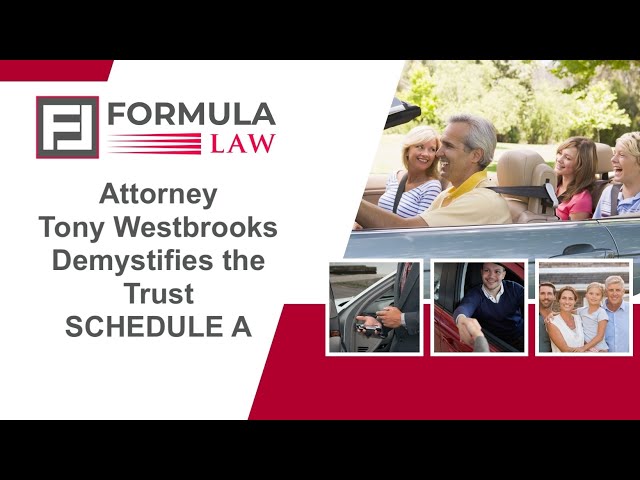 St  Louis Estate Planning Attorney Tony Westbrooks Schedule A