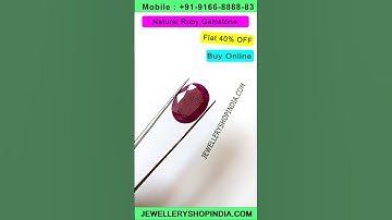 Natural Ruby Gemstone #rubystones